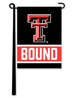 Texas Tech Bound Double T Garden Flag
