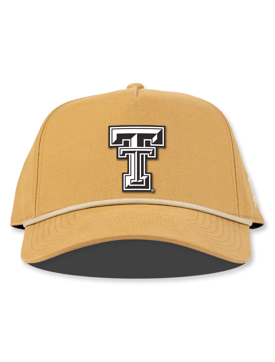 Texas Tech Branded Bills "BW Double T" Snapback Rope Cap
