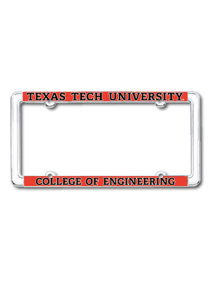 Texas Tech College of Engineering License Plate Frame