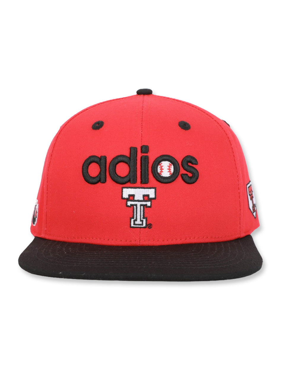 Texas Tech Dark Horse Baseball "Adios" Twill Snapback Cap