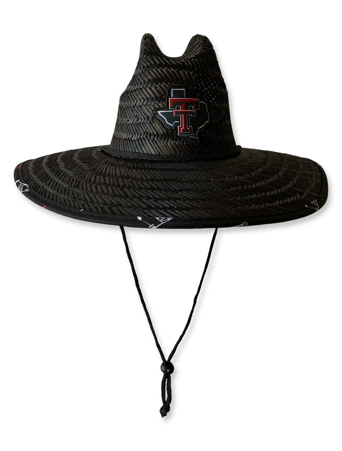 Texas Tech Dark Horse PJM "Pumpjack" Black Straw Hat