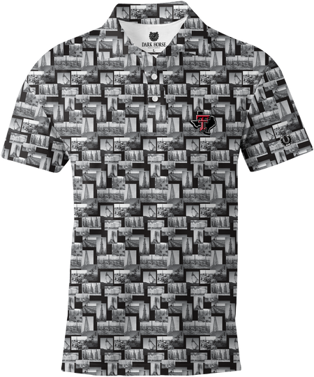 Texas Tech Dark Horse Raider Power "Boomtown" Premium Polo