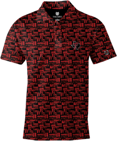 Texas Tech Dark Horse Raider Power "Derrick Heritage" Premium Polo