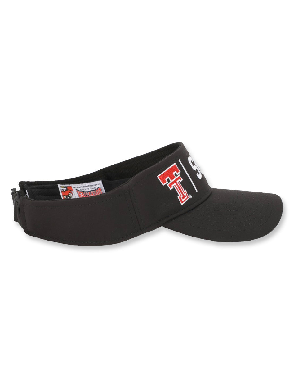 Texas Tech Dark Horse Softball Visor