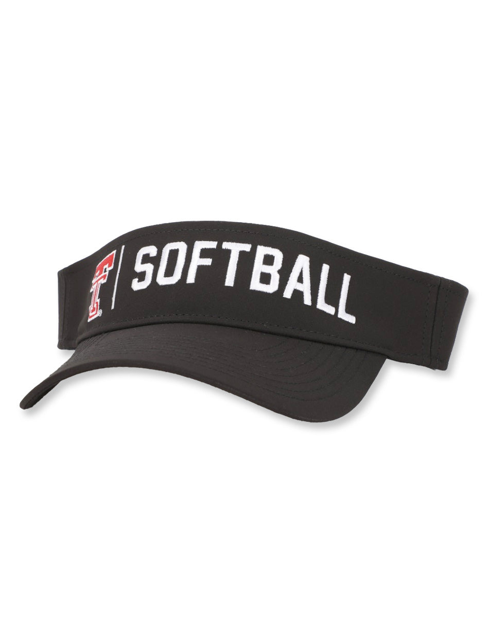 Texas Tech Dark Horse Softball Visor