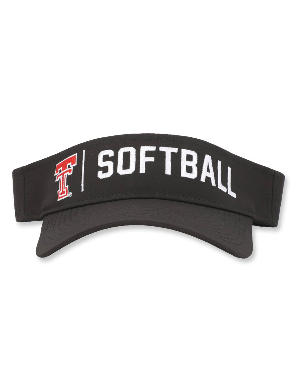 Texas Tech Dark Horse Softball Visor