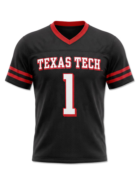 Black Texas Tech Dark Horse Football Jersey
