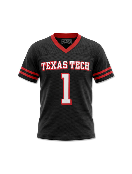 Black Texas Tech Dark Horse Youth Football Jersey