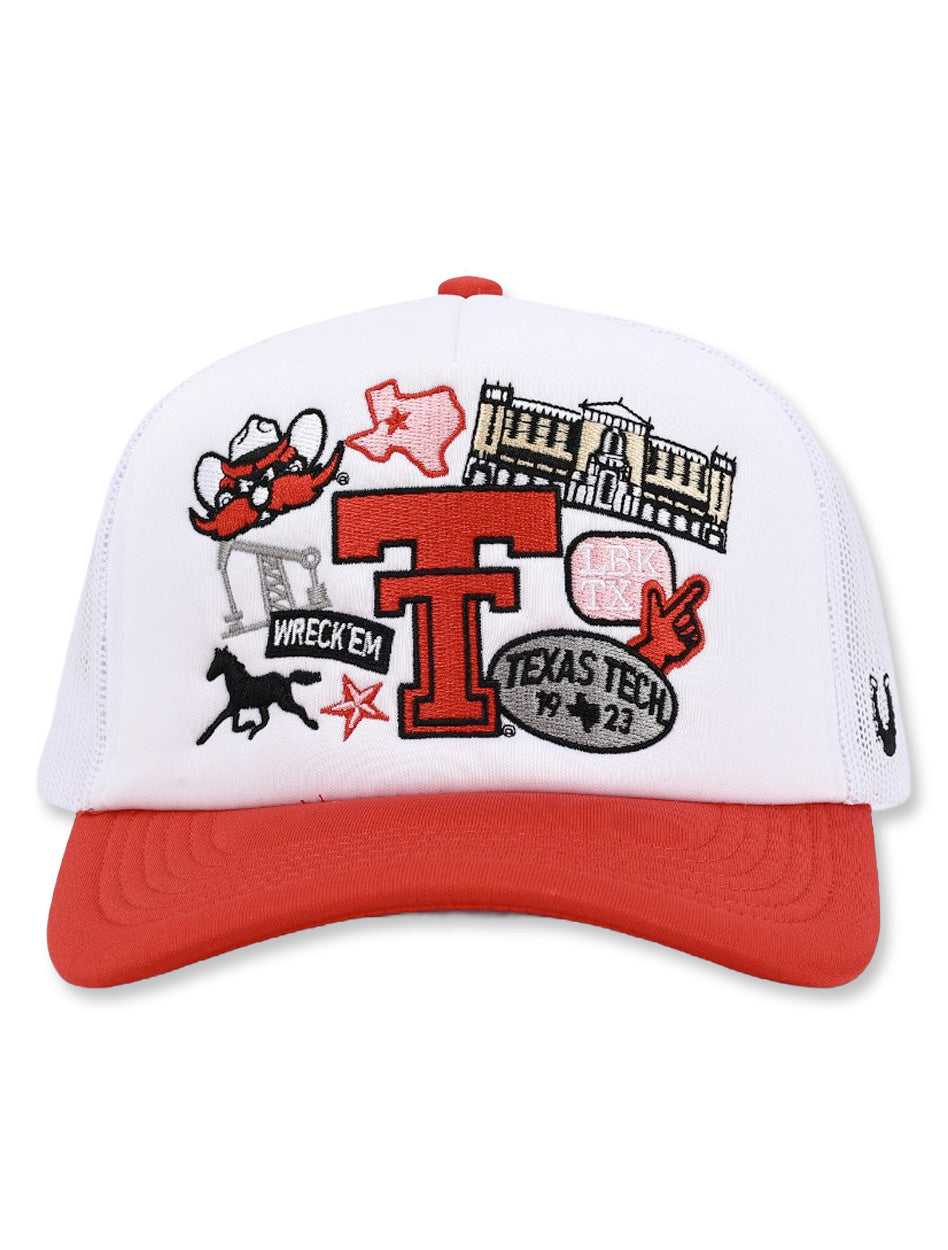Texas Tech Dark Horse "All Over Patch" Snapback Cap