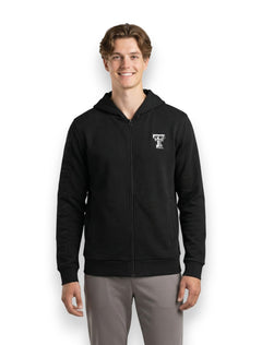 Texas Tech Dark Horse "Blacktop" Pro Full Zip Hoodie
