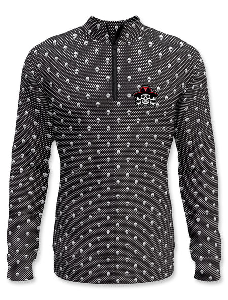 Texas Tech Dark Horse "Crossbones" Quarter-Zip MEN'S Pullover