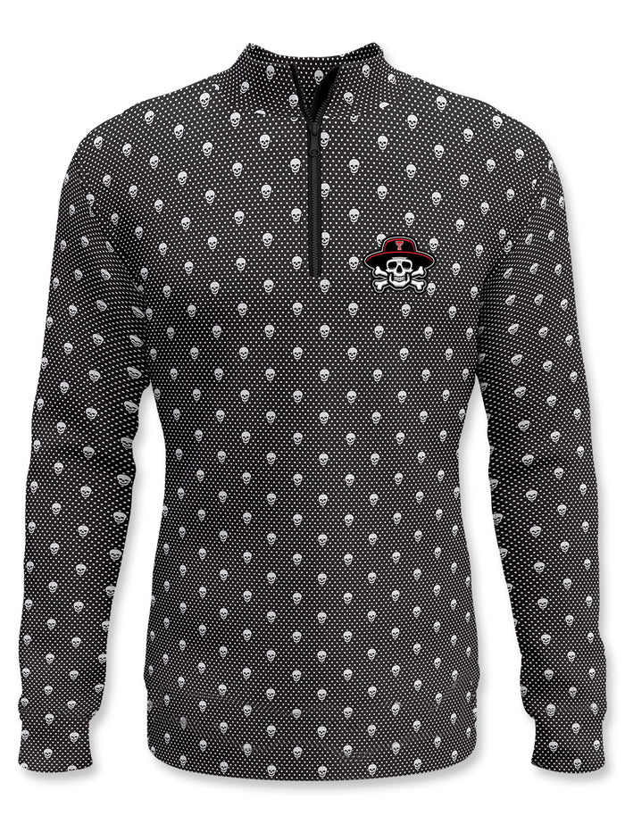 Texas Tech Dark Horse "Crossbones" Quarter-Zip MEN'S Pullover
