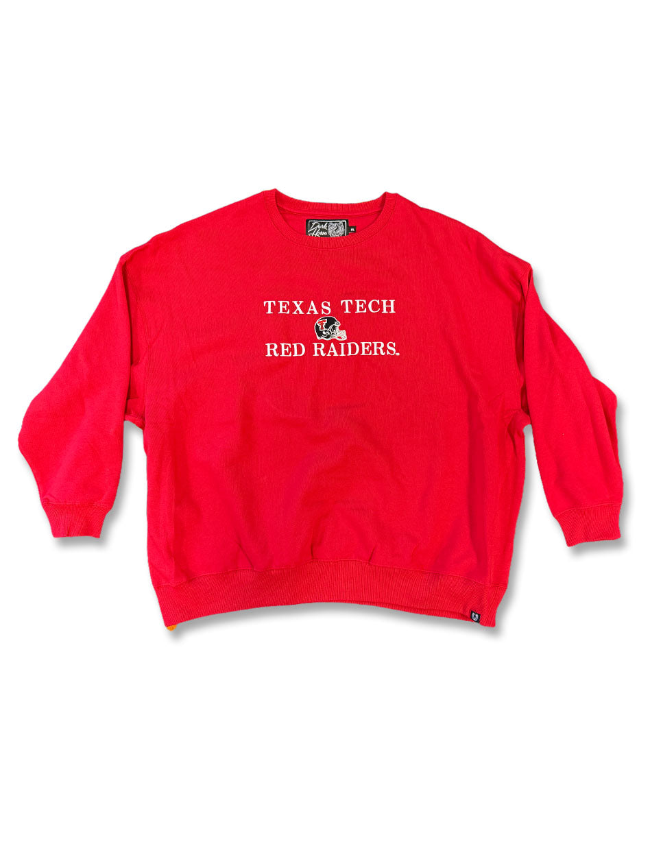 Texas Tech Dark Horse "Fieldhouse" Embroidered Crewneck Sweatshirt