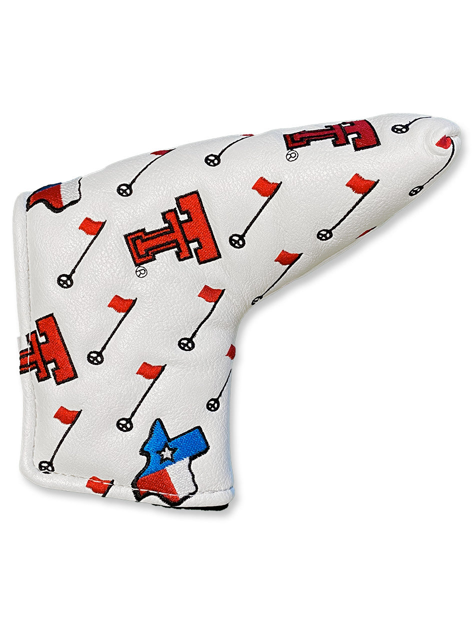 Texas Tech Dark Horse "Flag Stick" Golf Blade Putter Cover