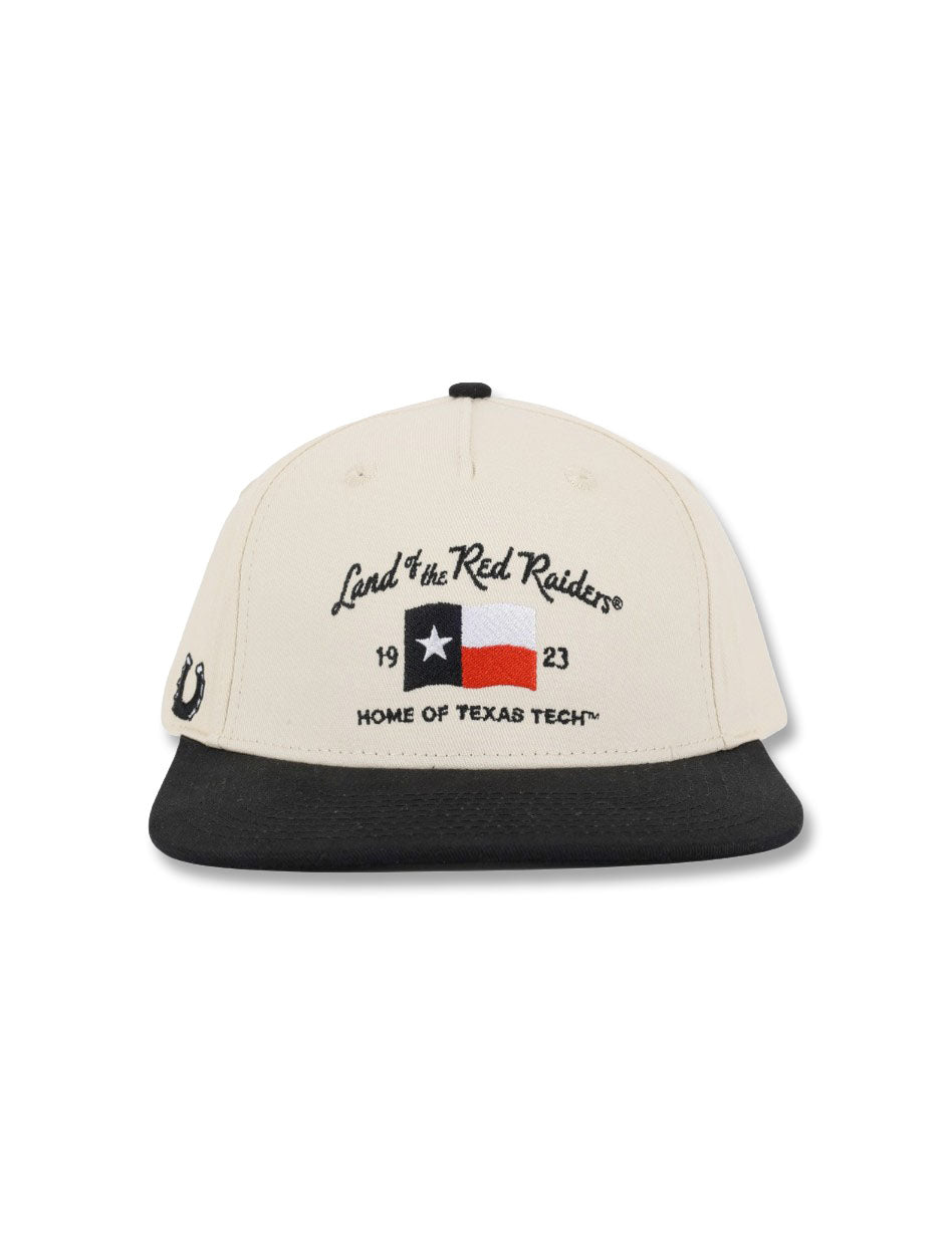 Texas Tech Dark Horse "Land of the Red Raiders" Youth Ivory Snapback Cap