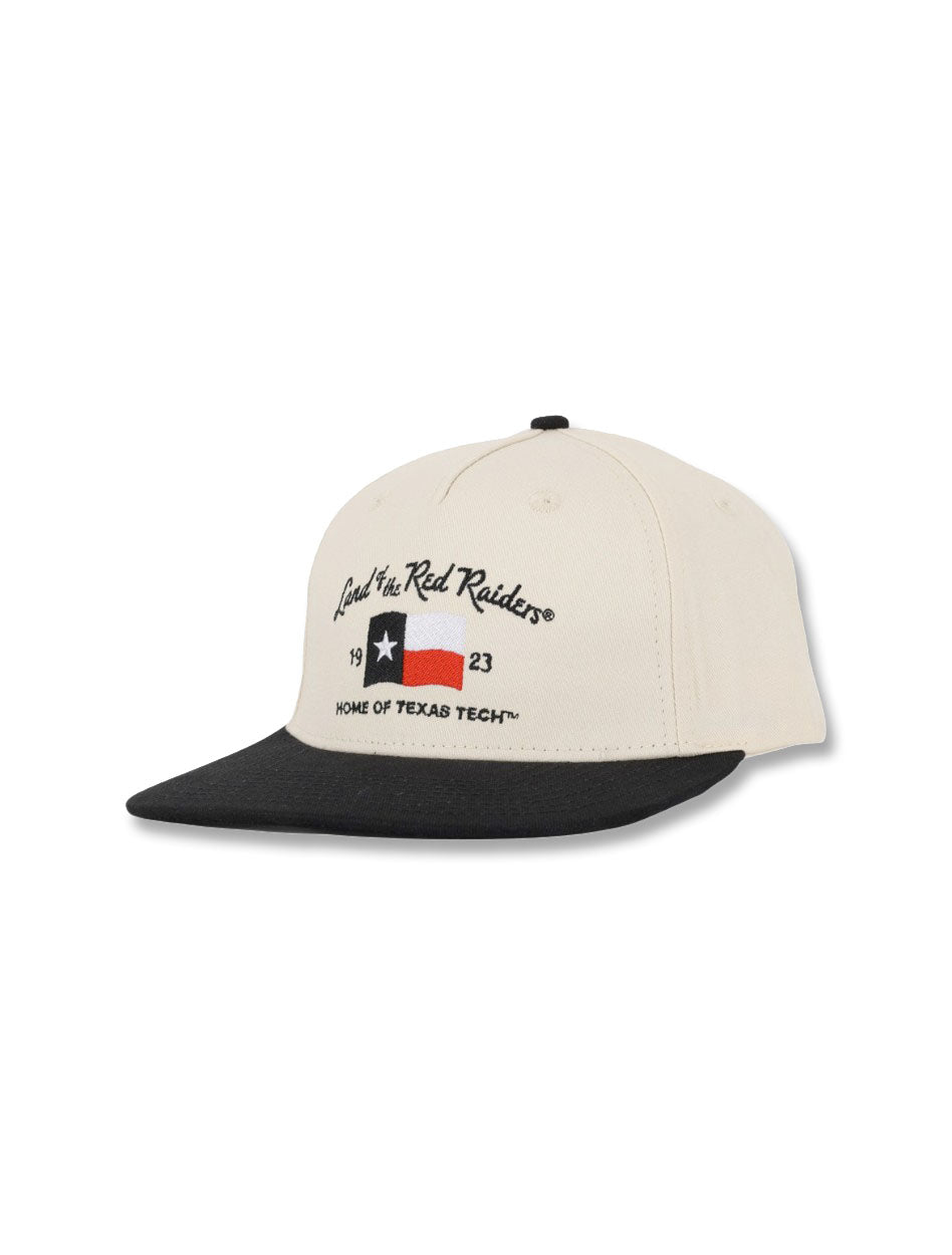 Texas Tech Dark Horse "Land of the Red Raiders" Youth Ivory Snapback Cap