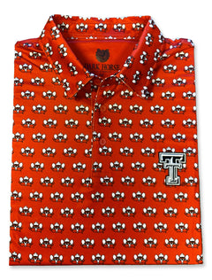 Texas Tech Dark Horse "Raider Red" Premium Red Men's Polo