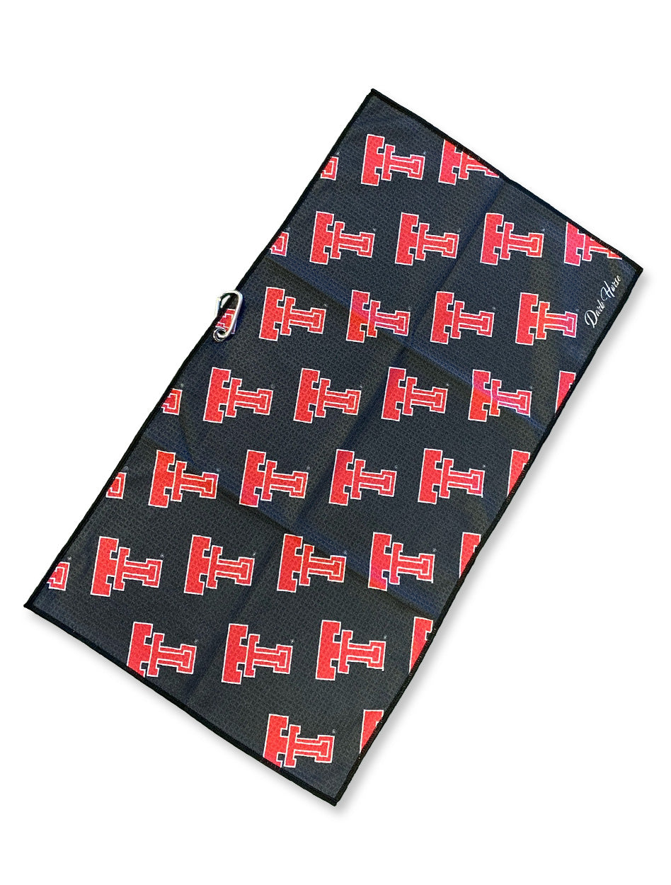 Texas Tech Dark Horse "Repeat Throwback" Golf Towel