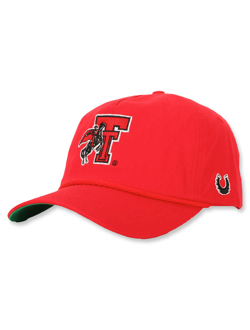 Texas Tech Dark Horse "Thrift Throwback" Red Snapback Cap