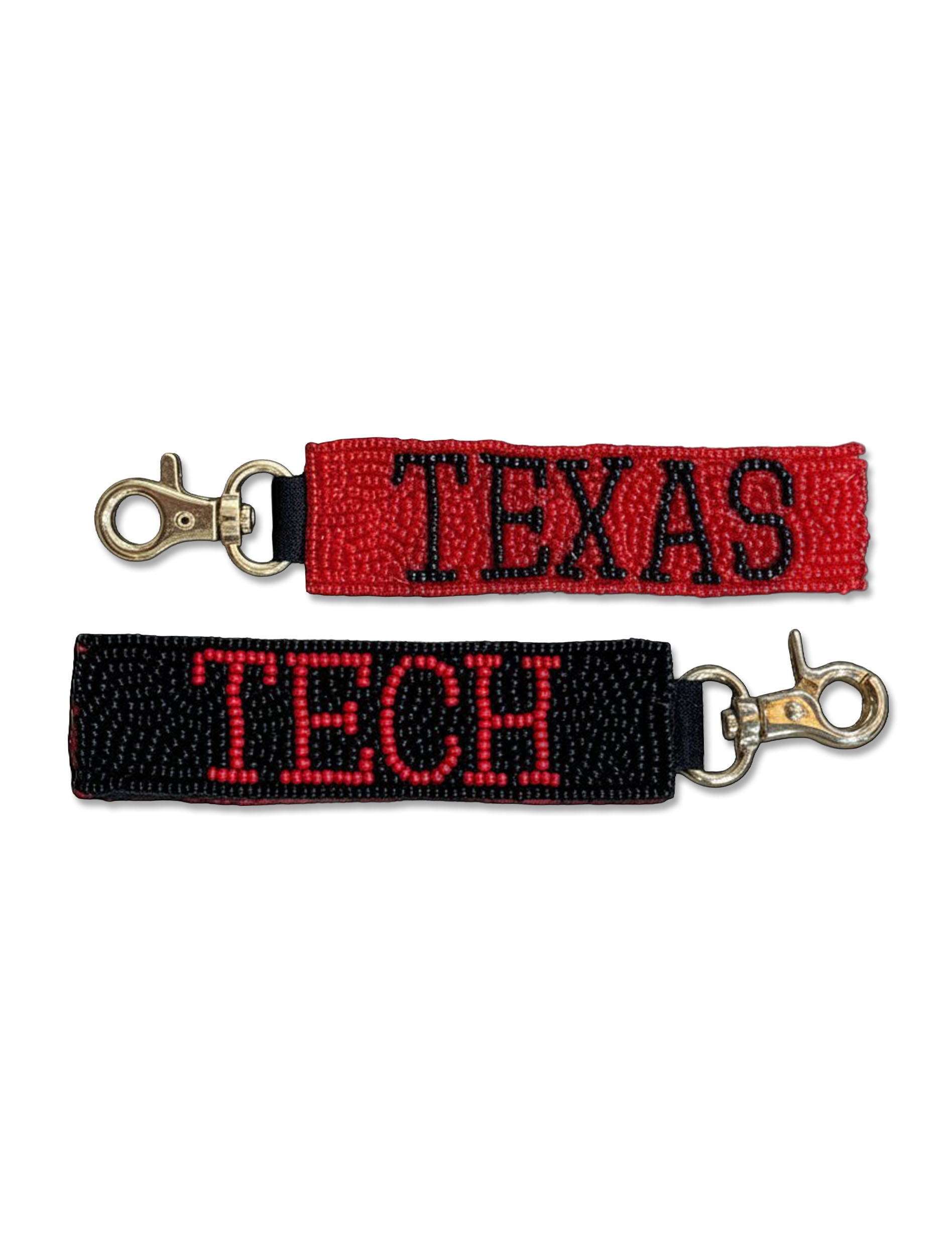 Double Sided Texas Tech Bag Charm