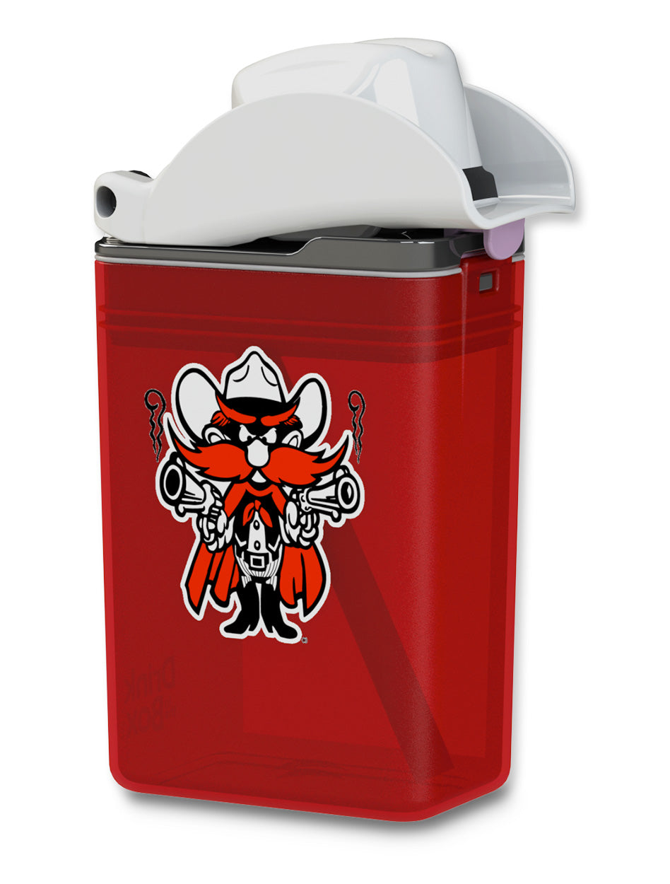 Texas Tech Double T 8 oz Reusable Eco-Friendly "Juice" Box