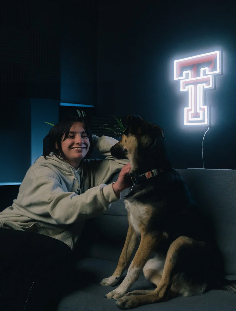 Texas Tech Double T LED Neon Wall Sign – Red Raider Outfitter