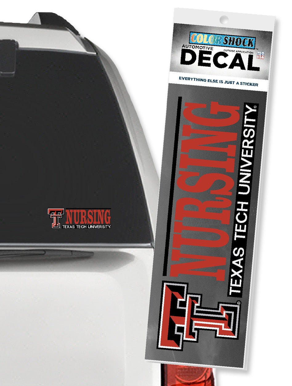 Texas Tech Double T Nursing Decal