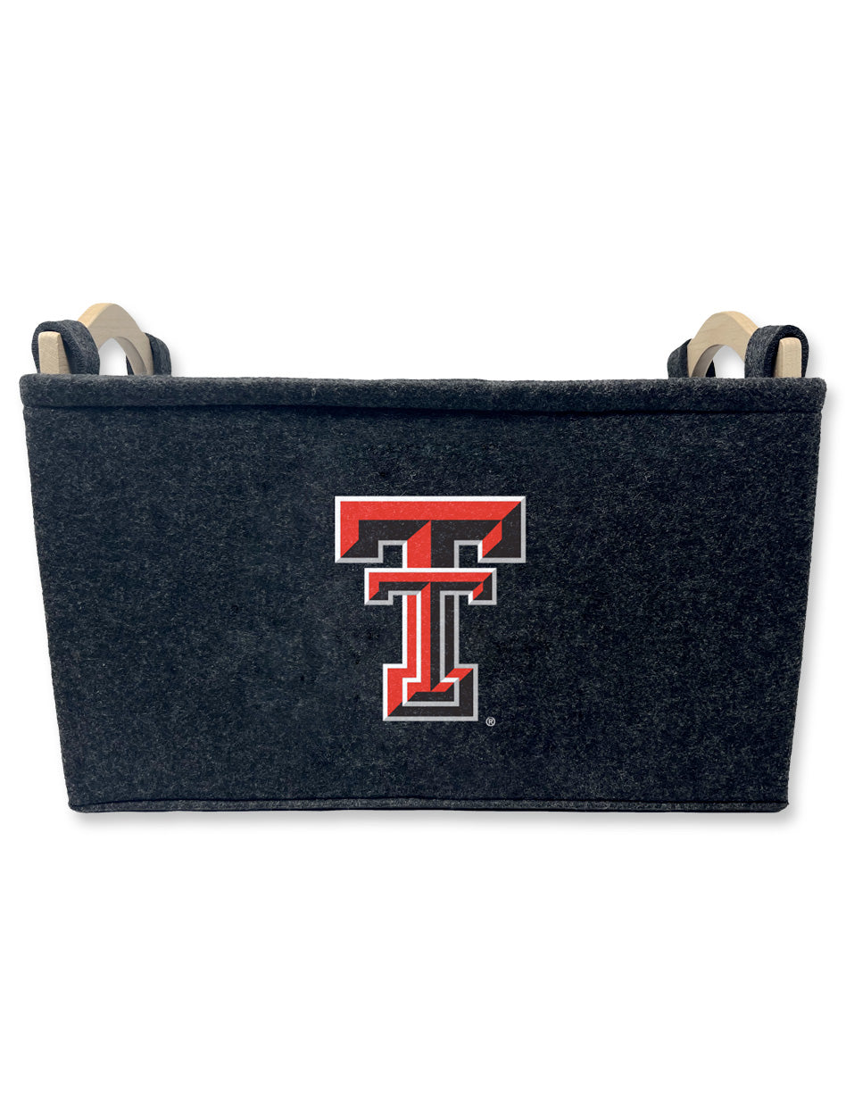Texas Tech Double T Pet Toy Basket