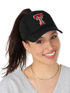 Texas Tech Double T "Ponyflo" Ponytail Adjustable Cap