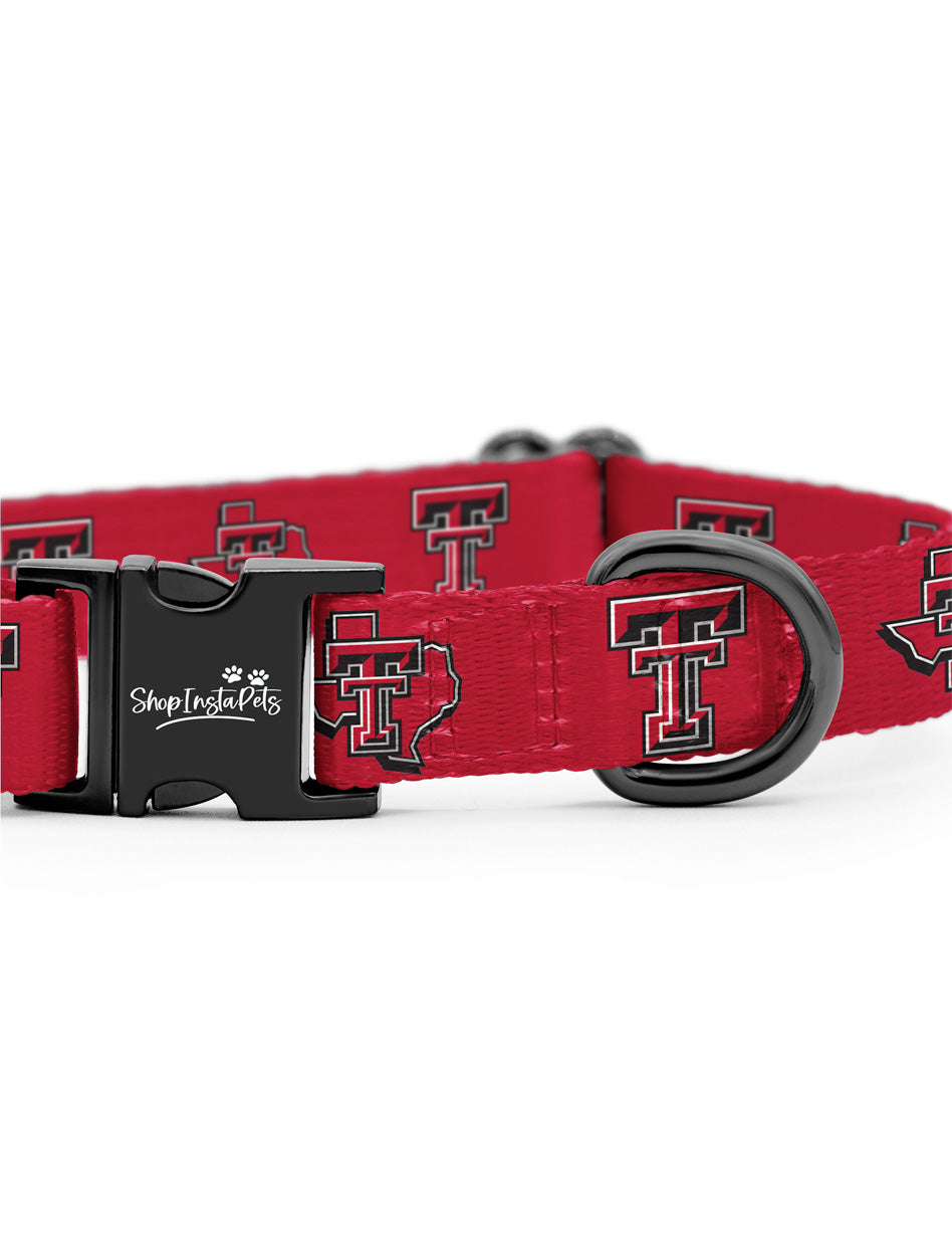 Texas Tech Double T / Pride Logo Dog Collar