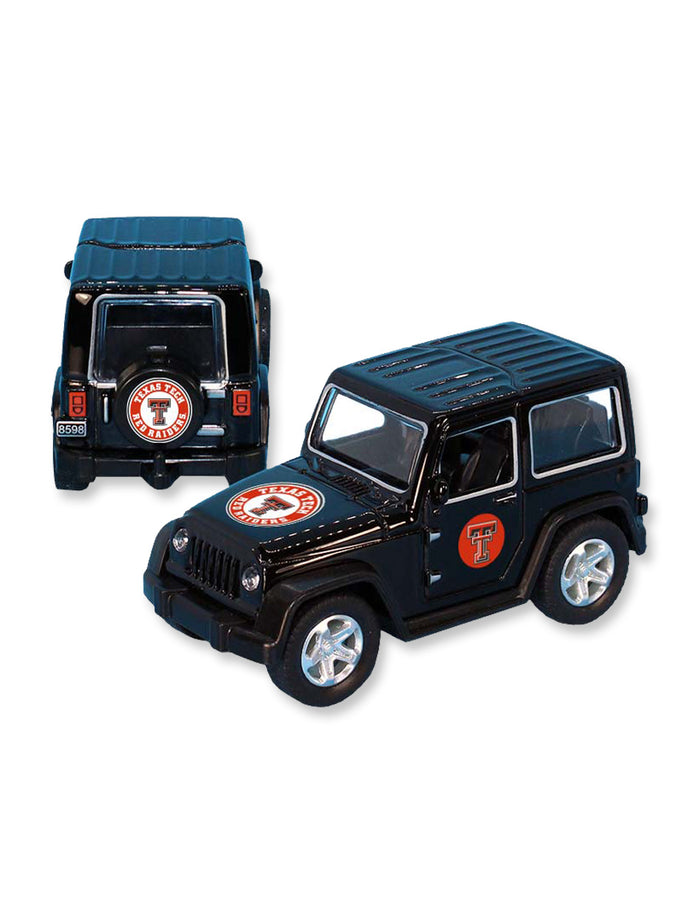 Texas Tech Double T Pullback Toy Jeep