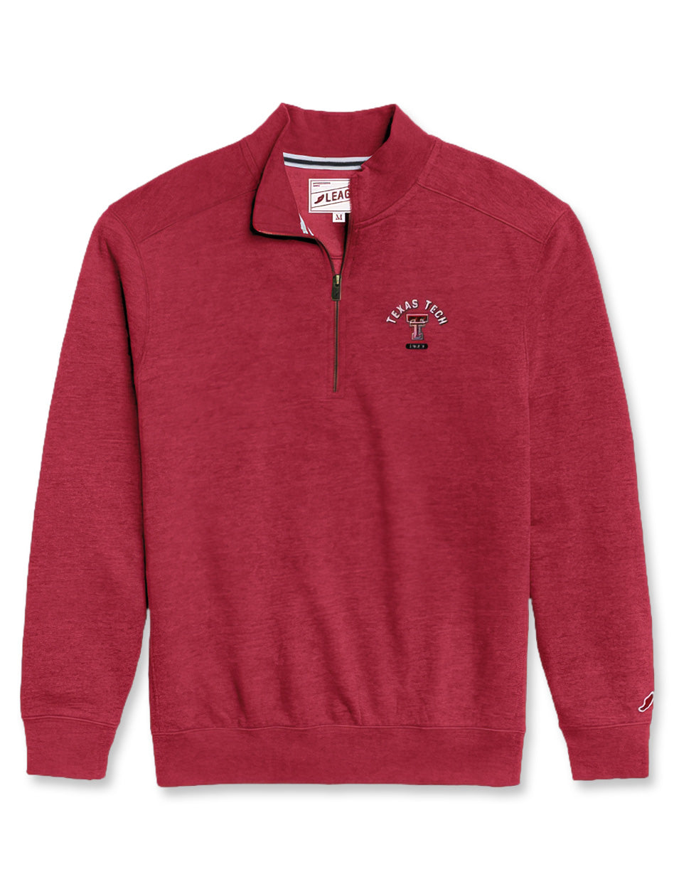 Texas Tech Double T "Scholarship" 1/4 Zip Red Raider Outfitter