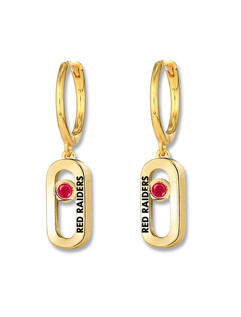 Texas Tech Double T "Dianella" Dangle Earrings