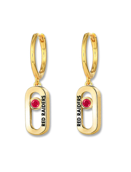 Texas Tech Double T "Dianella" Dangle Earrings
