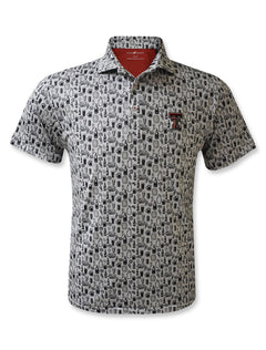 Texas Tech Double T "Draft House" Varsity Tailgate Men's Polo