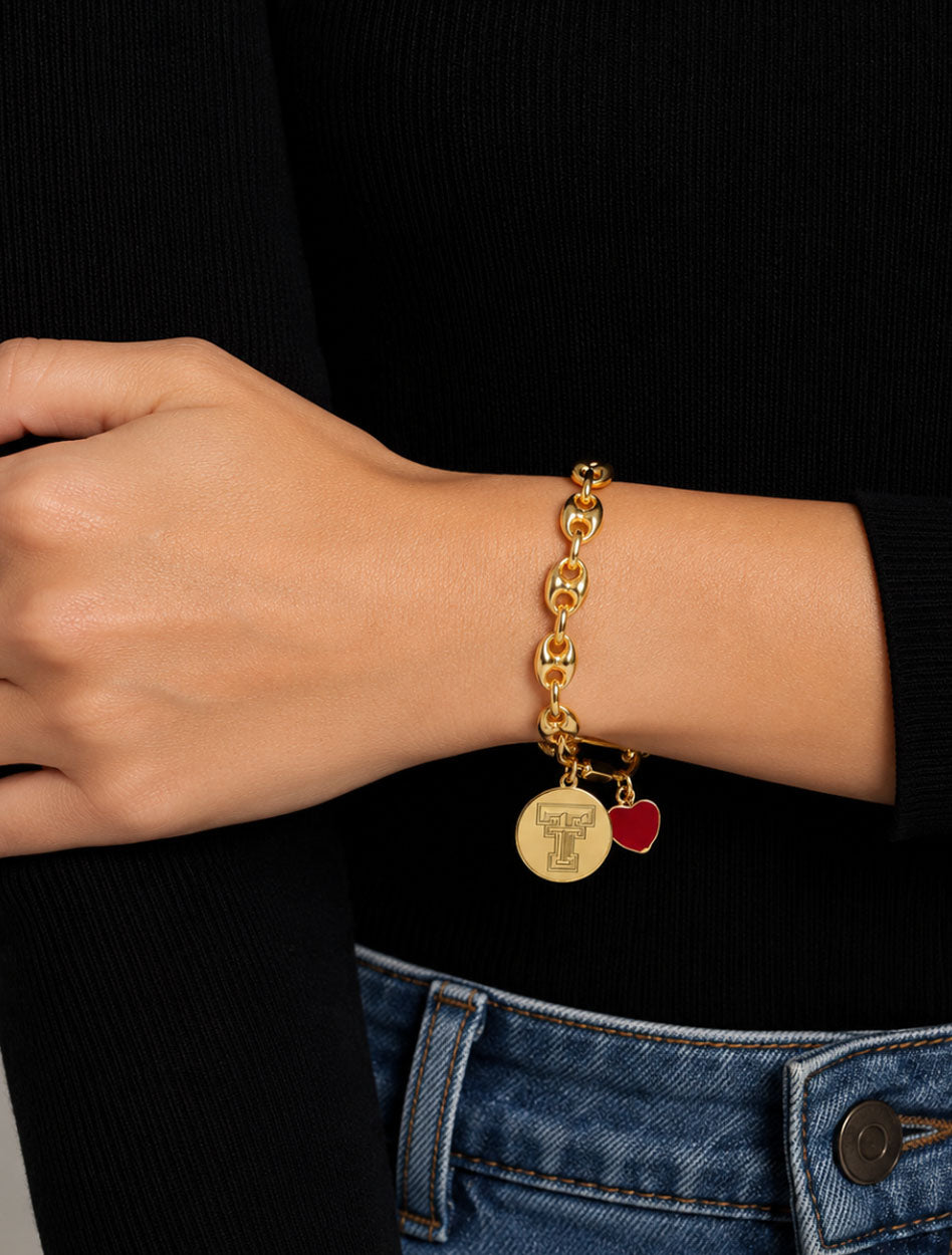 Texas Tech Double T "Feta" Bracelet