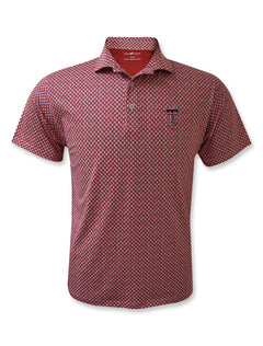Texas Tech Double T "Petals" Varsity Tailgate Men's Polo