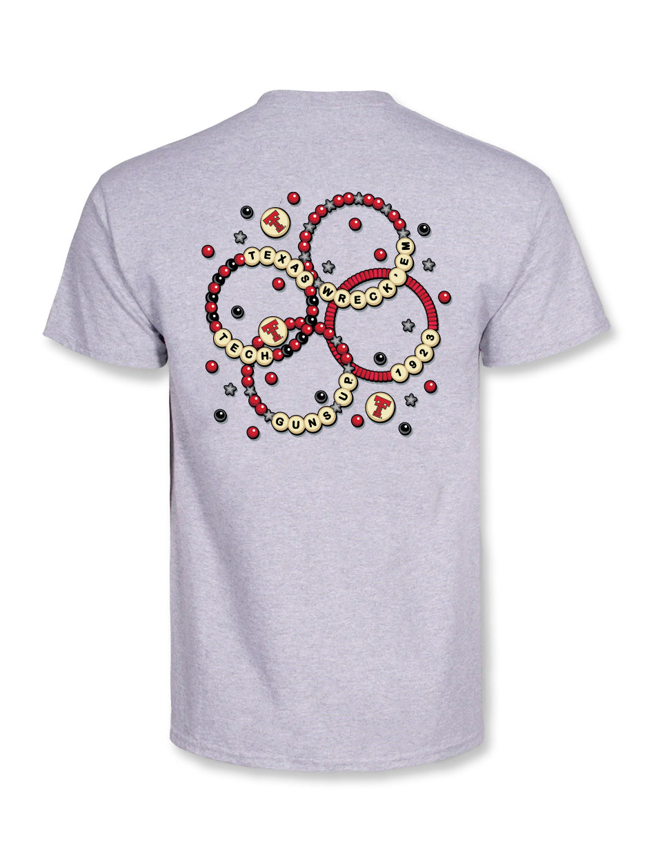 Texas Tech "Friendswift Bracelet" Short Sleeve T-shirt