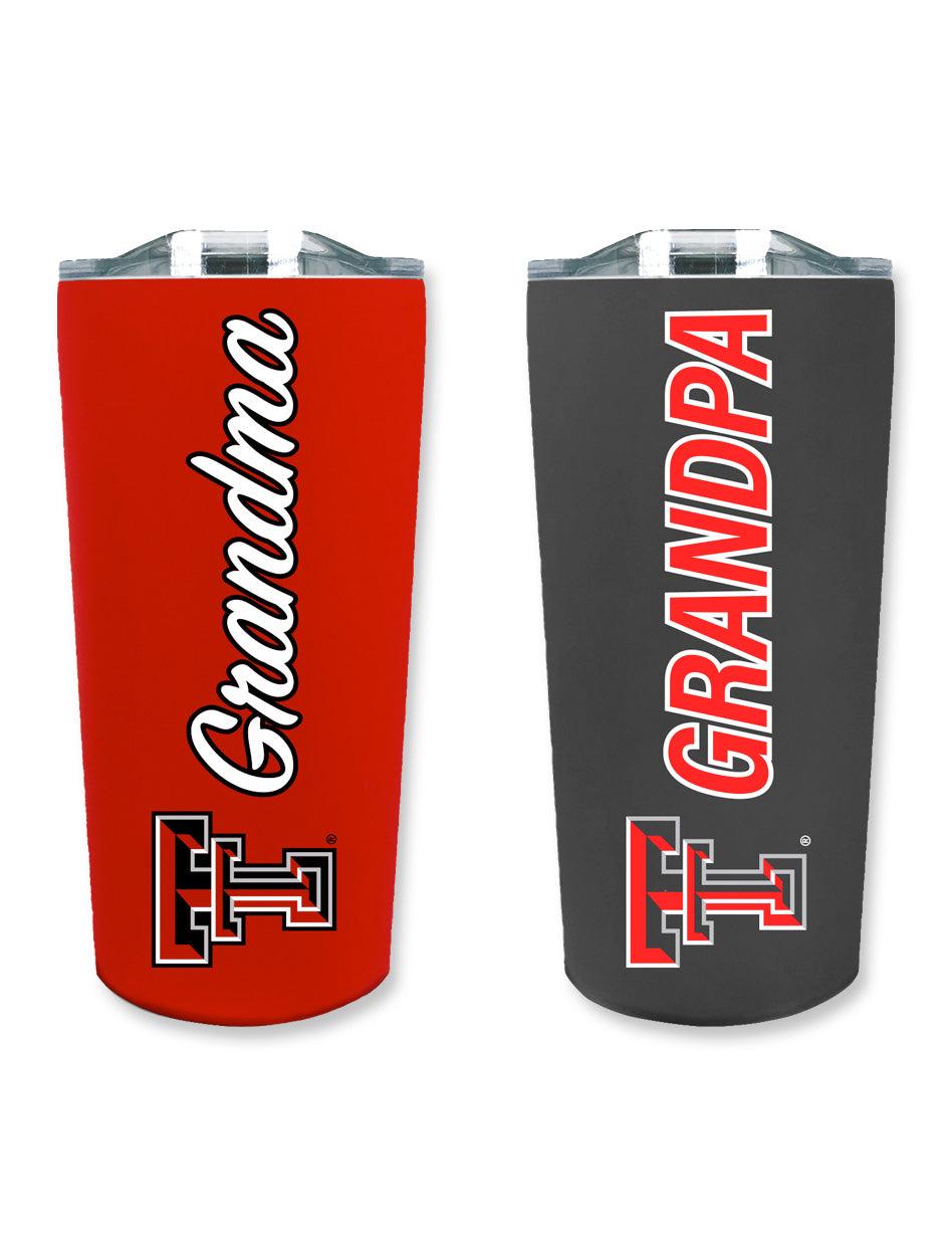 Texas Tech  Grandma & Grandpa 16 oz. Travel Tumbler Set