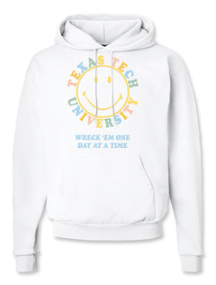 Texas Tech "Happy Life" Puff Print Hoodie