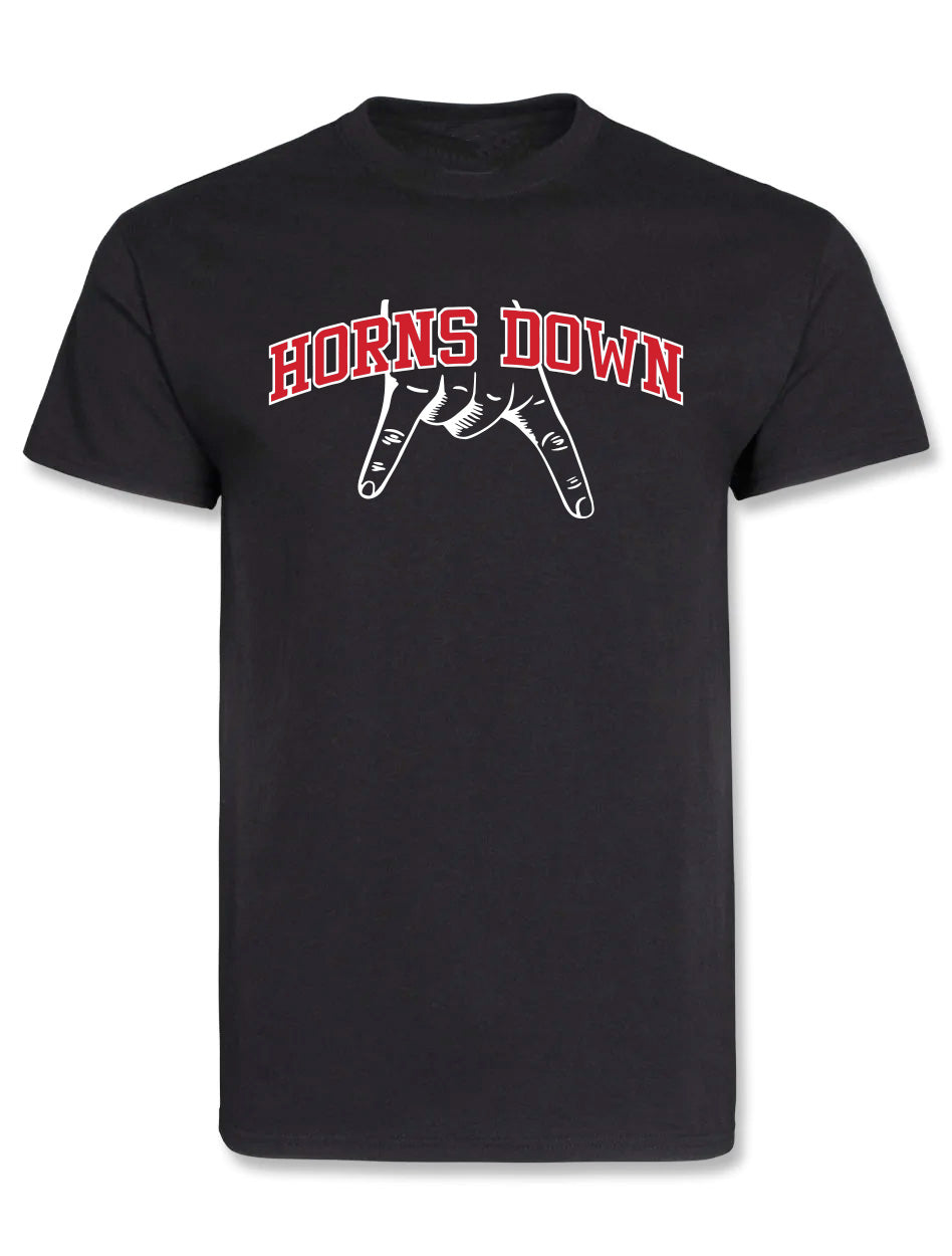 Texas Tech "Horns Down" Black T-Shirt