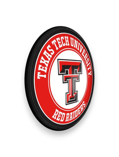 Texas Tech Illuminated Stationary Double T Round Sign