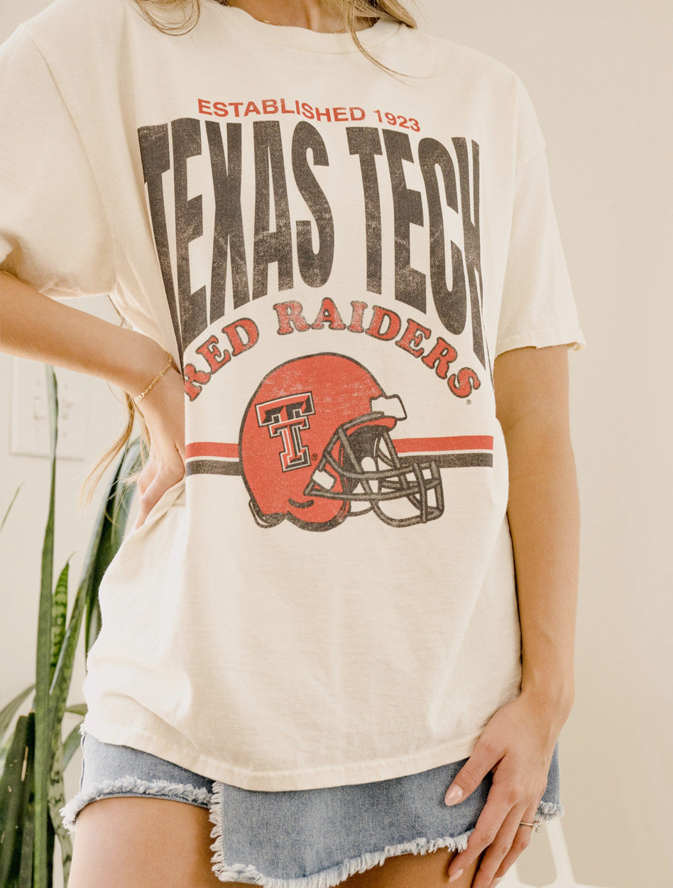 Texas Tech Livy Lu "Est. 1923 Helmet" Comfort Color Tee