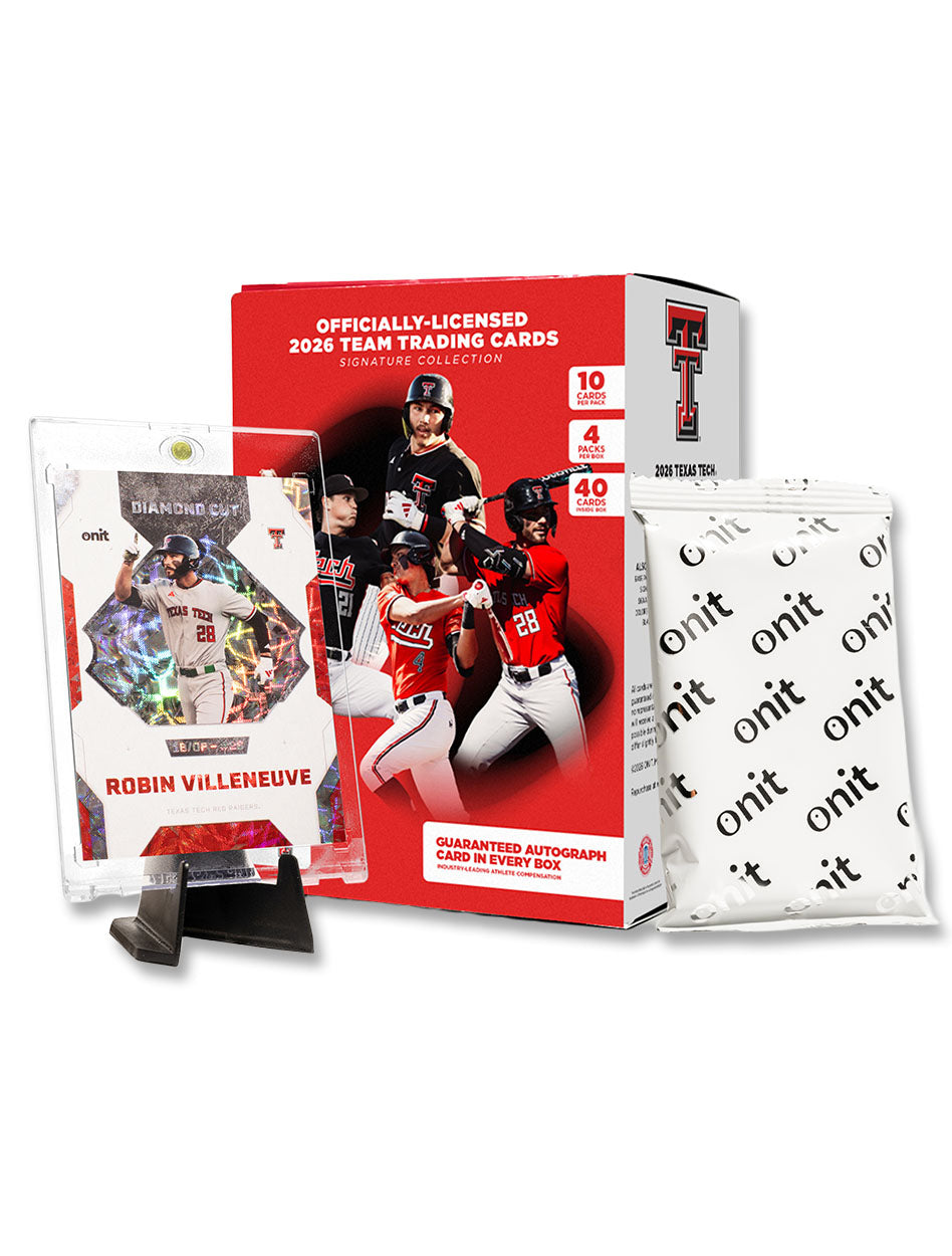 Texas Tech NIL Baseball 2026 Team Trading Cards Platinum Box