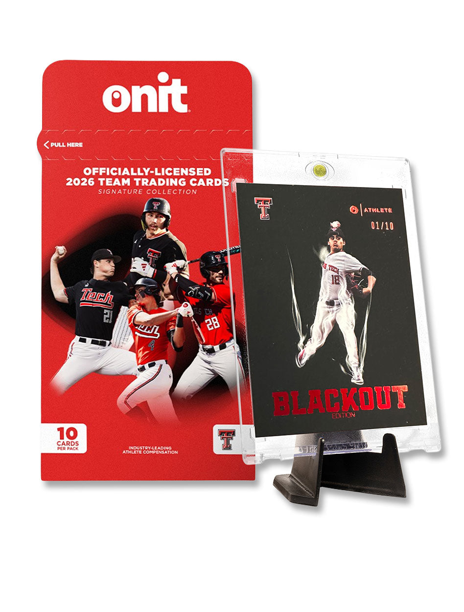 Texas Tech NIL Baseball 2026 Team Trading Cards Platinum Box – Red