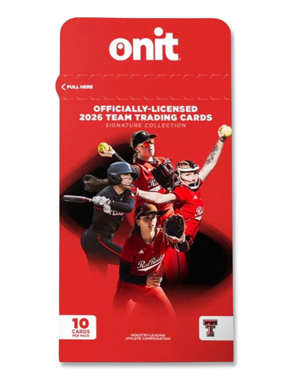 Texas Tech NIL Softball 2026 Team Trading Cards Single Pack
