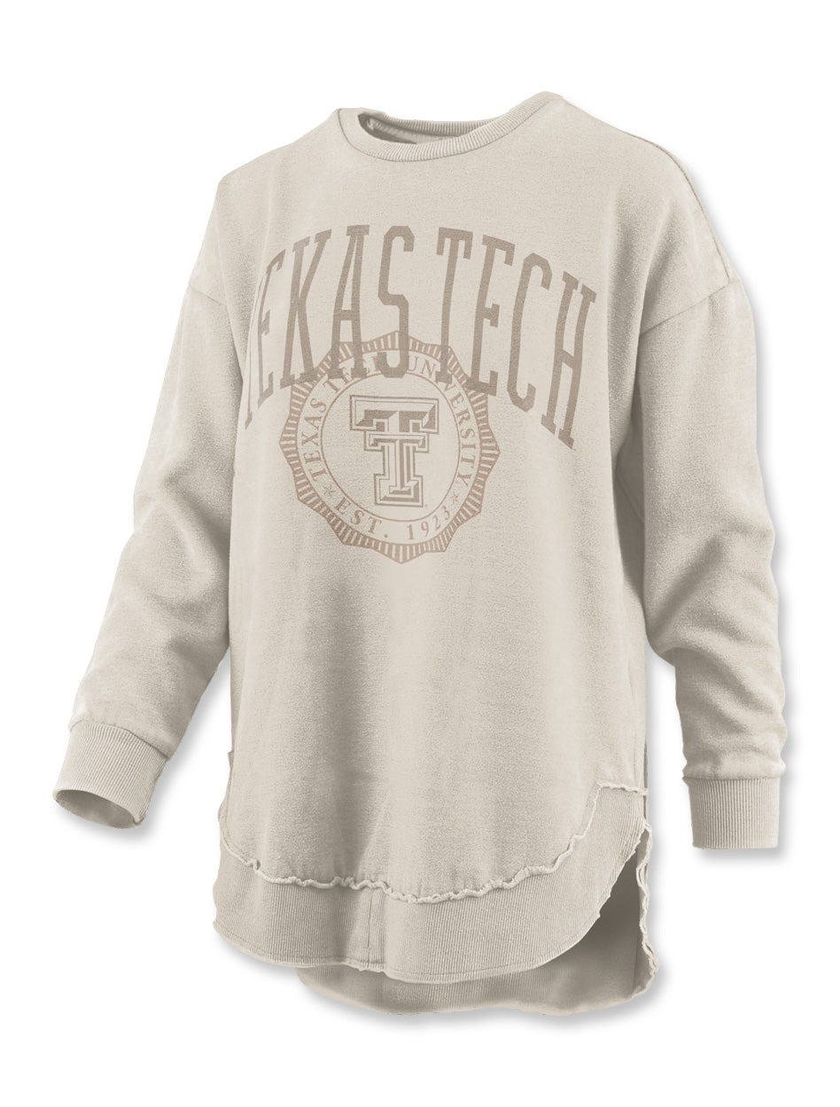 Texas Tech Pressbox "Lawrence" Rounded Bottom Vintage Fleece