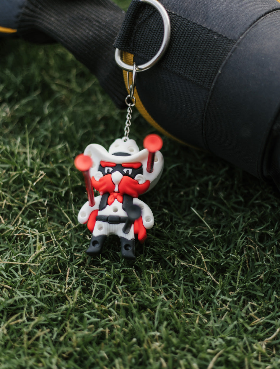 Texas Tech "Raider Red" Golf Tee Holder Keychain