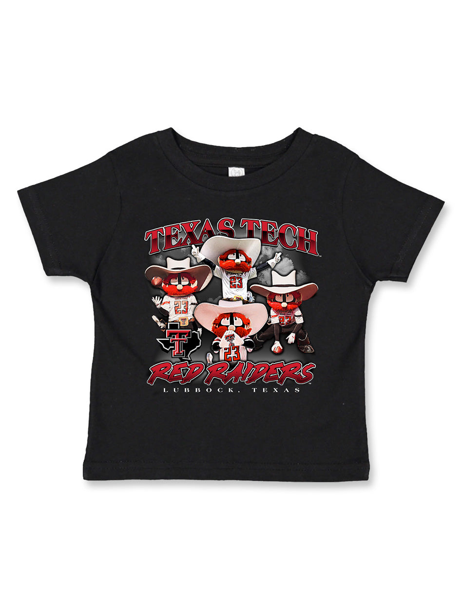 Texas Tech Raider Red "Poses" TODDLER T-Shirt