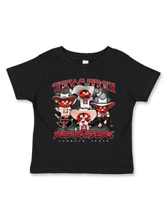 Texas Tech Raider Red "Poses" TODDLER T-Shirt